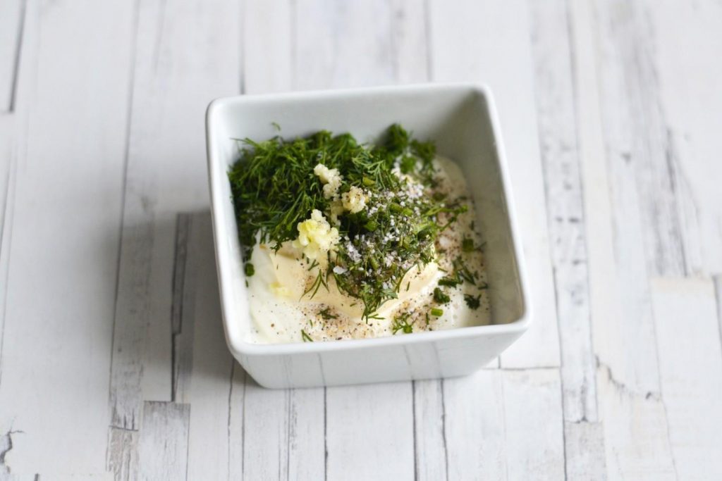 Соус к жаренным кабачкам